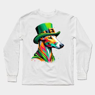 Azawakh Showcases Spirit of Saint Patrick's Day Long Sleeve T-Shirt